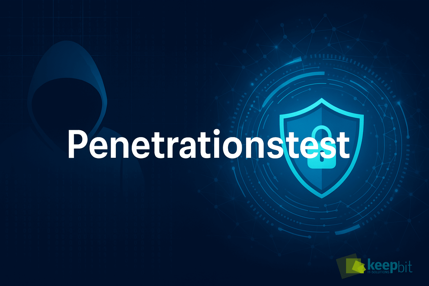 Penetrationstest Hacker und Schloss